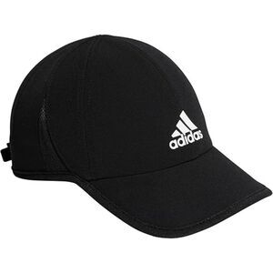 Men's Black Adjustable Hook and Loop Superlite Breathable Casual Baseball Cap